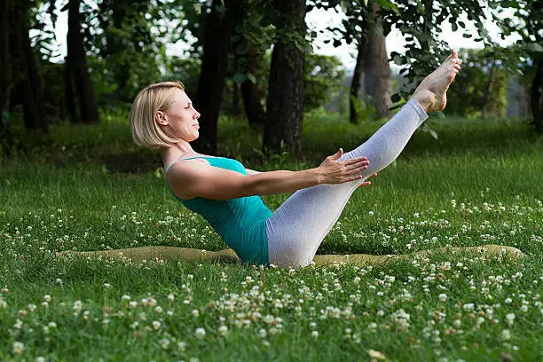 Boat Pose- Yoga 